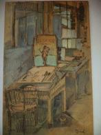 Henri RAMAH °1887-1947 (Henri Ramaekers) pastel gouache, Antiek en Kunst, Kunst | Schilderijen | Modern, Ophalen