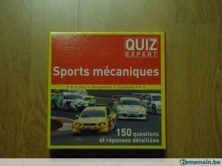 Quiz sur les sports mécaniques, Hobby en Vrije tijd, Gezelschapsspellen | Overige, Nieuw, Ophalen