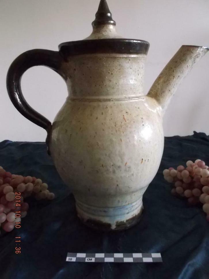 Pichet à Eau & Bougeoir, artisanat de Bouffioux 1980, Antiek en Kunst, Antiek | Keramiek en Aardewerk, Ophalen of Verzenden