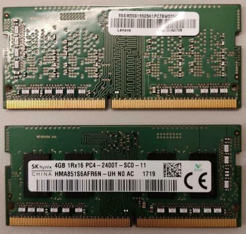 RAM laptop DDR3 SODIMM 4GB, Informatique & Logiciels, Mémoire RAM, Utilisé, Laptop, 4 GB, DDR3, Enlèvement ou Envoi