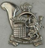 Embleem Baret, 2e Regiment Jagers te voet, België.(1), Ophalen of Verzenden, Landmacht, Embleem of Badge