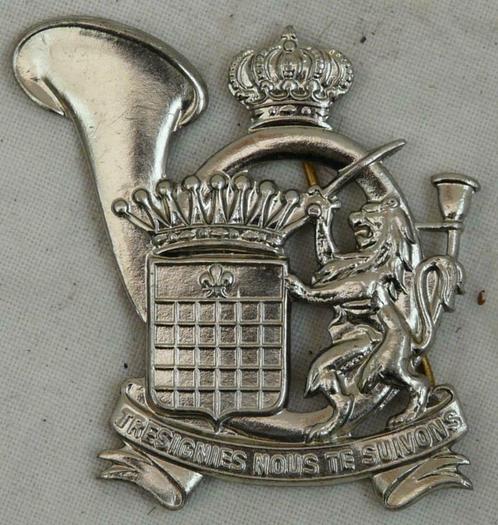 Embleem Baret, 2e Regiment Jagers te voet, België.(1), Collections, Objets militaires | Général, Armée de terre, Enlèvement ou Envoi