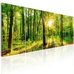 Peinture en 5 parties sur toile Forest Nature 240 x 90 cm, Envoi