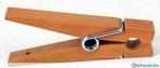 Grote houten wasknijper / memohouder