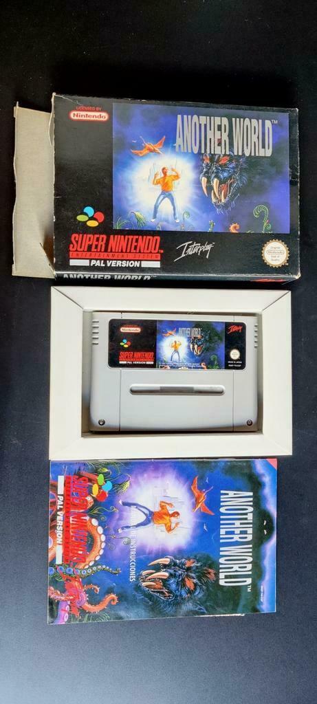 SNES Another World (PAL), Games en Spelcomputers, Games | Nintendo Super NES, Zo goed als nieuw, Avontuur en Actie, 1 speler, Ophalen of Verzenden