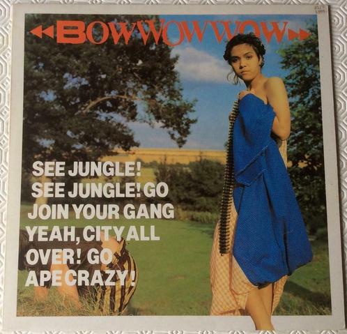 LP Bowwowwow "SEE JUNGLE SEE JUNGLE", Cd's en Dvd's, Vinyl | Pop, Zo goed als nieuw, 1980 tot 2000, 12 inch, Ophalen of Verzenden