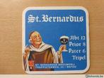 1 oud bierviltje st. bernardus  watou, Utilisé, Enlèvement ou Envoi