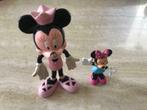 2 Disney-figuren MICKEY & MINNIE MOUSE (zn4062), Verzamelen, Mickey Mouse, Ophalen of Verzenden, Zo goed als nieuw, Beeldje of Figuurtje