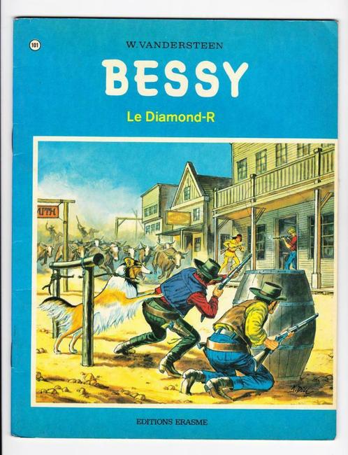 Livre - BD - BESSY " Le Diamond-R " - Edition Erasme 1973 -, Livres, BD, Utilisé, Une BD, Enlèvement ou Envoi