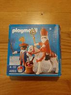 Playmobil Sinterklaas en zwarte Piet 4893 COMPLEET, Kinderen en Baby's, Complete set, Ophalen of Verzenden, Zo goed als nieuw