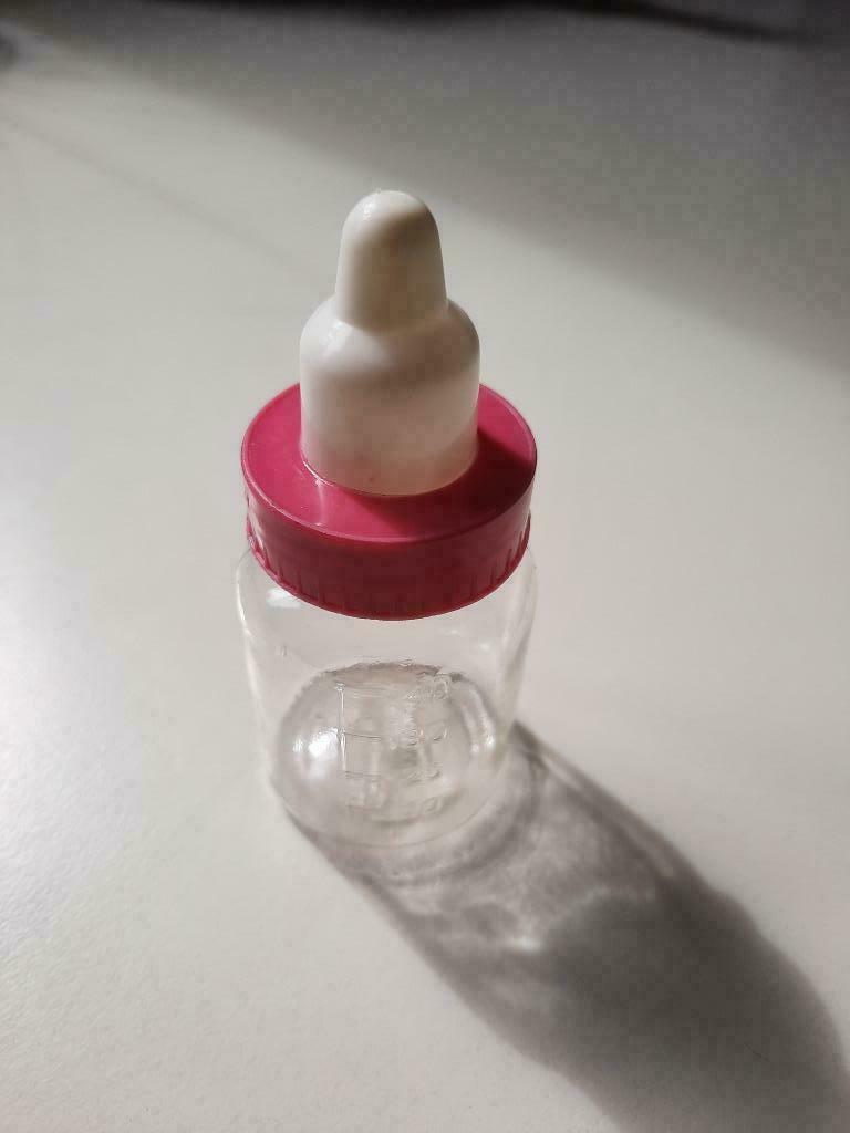 Plexi zuigfles roze 100 stuks, Ophalen of Verzenden, Nieuw