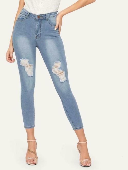 Jeans Shein skinny déchiré t.L, Vêtements | Femmes, Jeans, Comme neuf, Autres tailles de jeans, Bleu, Enlèvement ou Envoi