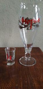 Hopus bierglazen met klein gistglas, Verzamelen, Ophalen of Verzenden, Zo goed als nieuw
