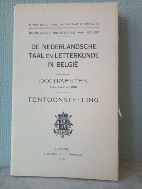 De Nederlandsche taal en letterkunde in België, Boeken, Literatuur, Zo goed als nieuw, België, Ophalen of Verzenden