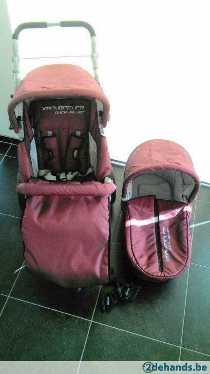 Kinderwagen + draagmand Quick-silver Xadventure, Kinderen en Baby's, Kinderwagens en Combinaties, Gebruikt, Kinderwagen, Ophalen