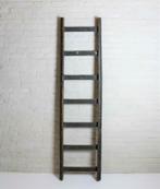 korte oude houten ladder, Antiek en Kunst, Ophalen