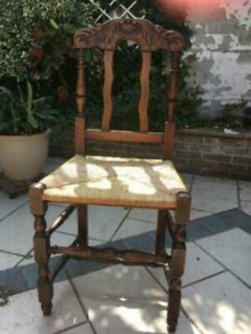 8 chaises paillées anciennes, Antiek en Kunst, Antiek | Meubels | Stoelen en Sofa's, Ophalen