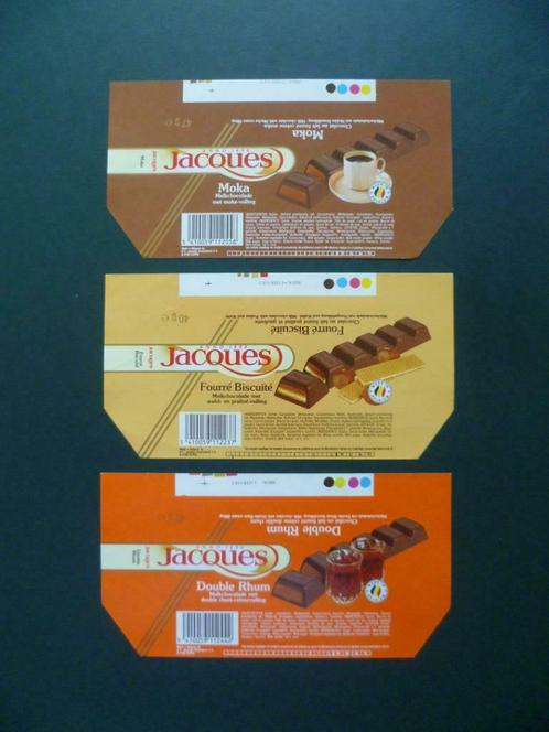 chocolat  Jacques  chocolade  wikkles emballage  omslagen, Collections, Marques & Objets publicitaires, Neuf, Emballage, Enlèvement ou Envoi