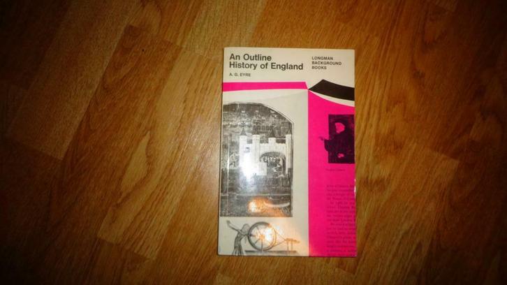 studie-/geschiedenisboek "An Outline History of England"-Eng, Boeken, Studieboeken en Cursussen, Gelezen, Ophalen