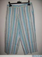 Gestreepte kuitbroek mt 38/40, Kleding | Dames, Broeken en Pantalons, Gedragen