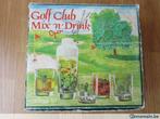 superbe kit de cocktail motif golfeur avec shaker et 6 verre, Maison & Meubles, Verre ou Verres, Neuf