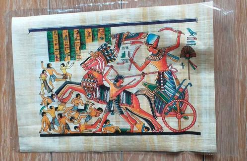 Egyptisch perkament - The Battle of Kladesh, Antiek en Kunst, Kunst | Tekeningen en Fotografie, Ophalen