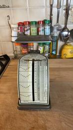 Zeer oude weegschaal met Amerikaanse letter Pelouze, Antiek en Kunst