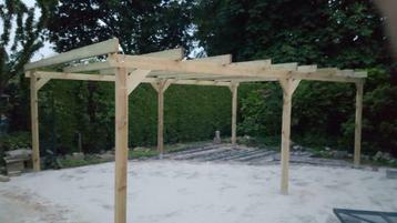 Carport-overkapping (met dak ook mogelijk zie advertentie) beschikbaar voor biedingen