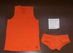 MAMBOTANGO oranje hipster + T-shirt ZM (6-7 jaar), Kinderen en Baby's, Mambotango, Gebruikt, Ophalen of Verzenden, Nacht- of Onderkleding