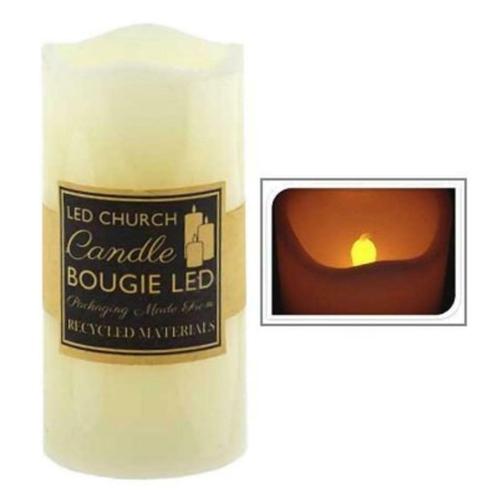 Ledkaars kaars op batterij wax ivoor 14 cm, Huis en Inrichting, Woonaccessoires | Kandelaars en Kaarsen, Nieuw, Kaars, Crème, Ophalen of Verzenden