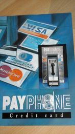 A4 "telefooncel creditcards" map, Ophalen of Verzenden, Nieuw, Folder