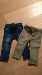 2 stretchy jeansbroekjes mt68 (Hema), Enfants & Bébés, Vêtements de bébé | Taille 68, Comme neuf, Garçon ou Fille, Enlèvement ou Envoi