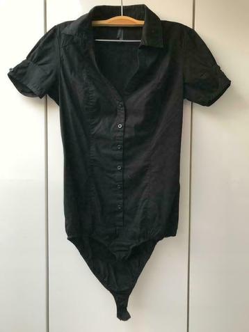 Body noir Stradivarius - Taille S --, Manches courtes, Enlèvement ou Envoi, Taille 36 (S), Comme neuf
