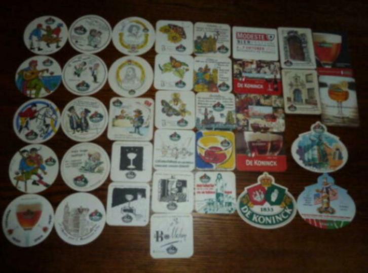 37 verschillende bier viltjes DE KONINCK Antwerpen, Verzamelen, Biermerken, Gebruikt, Viltje(s), De Koninck, Ophalen of Verzenden