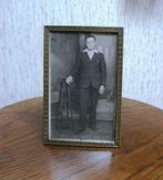 Antiek bronzen fotolijstje Jyden Rammefabriken jaren '50, Ophalen