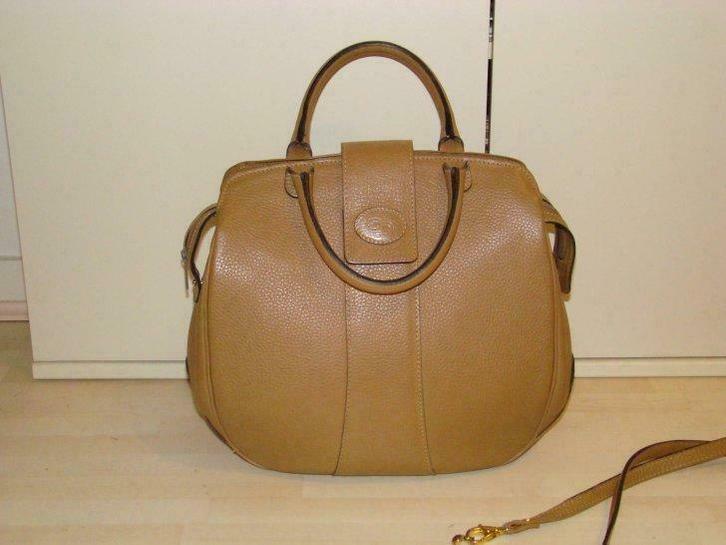 Sac à main en cuir brun Diffusion Dagali, Handtassen en Accessoires, Tassen | Damestassen, Gebruikt, Handtas, Bruin, Ophalen of Verzenden