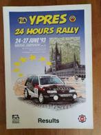 24 Hours Rally Ypres 1993 - Press Books & Results