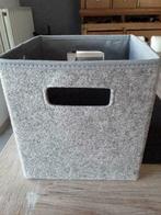Boîte carrée grise extérieur en feutre, Enlèvement ou Envoi, Neuf