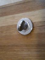 Bouton de porte en laiton chromé-satin nickel neuf, Maison & Meubles, Enlèvement ou Envoi, Neuf
