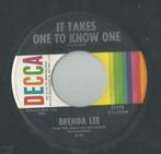 Brenda Lee – It takes one to know one – Single, 7 pouces, Pop, Enlèvement ou Envoi, Single