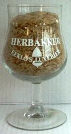 Bier brouwerij glas Herbakker streekbier, Comme neuf, Enlèvement ou Envoi, Verre à bière
