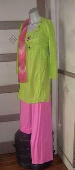 Sari salwar kameez Bollywood Rose Vert XL