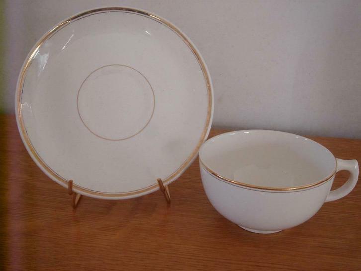 Grande tasse + soucoupe - Boch Keramis - Années 50-60, Antiquités & Art, Antiquités | Céramique & Poterie, Enlèvement ou Envoi