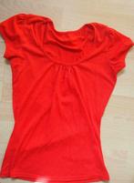T-shirt rouge pour femme avec manches courtes - small, Rouge, Manches courtes, Enlèvement ou Envoi, Taille 36 (S)