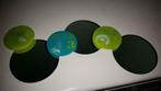 miroirs en forme de ronds coloré, Maison & Meubles, Enlèvement ou Envoi, Moins de 100 cm, Rond, Comme neuf