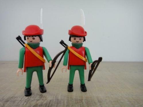 Playmobil 2 boogschutters middeleeuwen kasteel, Kinderen en Baby's, Speelgoed | Playmobil, Zo goed als nieuw, Complete set, Ophalen of Verzenden