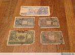 Lot de billets anciens, Timbres & Monnaies