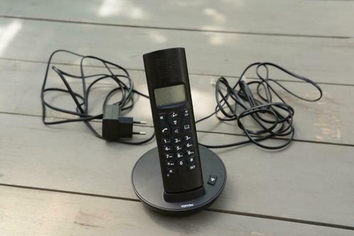 Topcom Balance Téléphone sans fil noir dect, Télécoms, Téléphones fixes | Combinés & sans fil, Utilisé, 1 combiné, Envoi