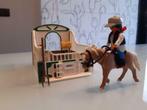 playmobil 5109, Haflinger met paardenbox, Kinderen en Baby's, Los Playmobil, Gebruikt, Ophalen