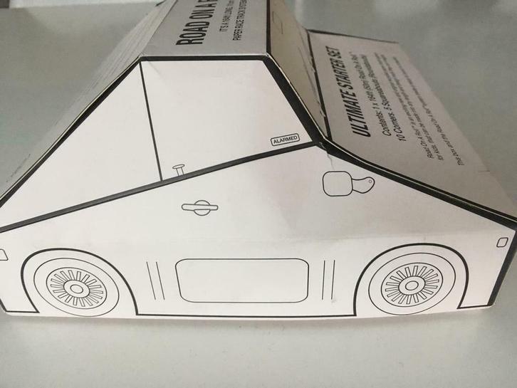 Papieren straat om zelf parcours te maken, Kinderen en Baby's, Speelgoed | Educatief en Creatief, Zo goed als nieuw, Ophalen of Verzenden